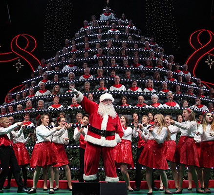 The Singing Christmas Tree at Northern Alberta Jubilee Auditorium