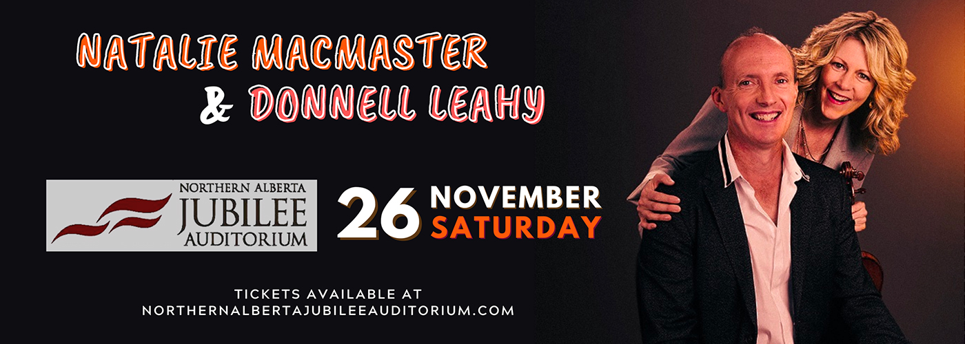 Natalie Macmaster & Donnell Leahy at Northern Alberta Jubilee Auditorium